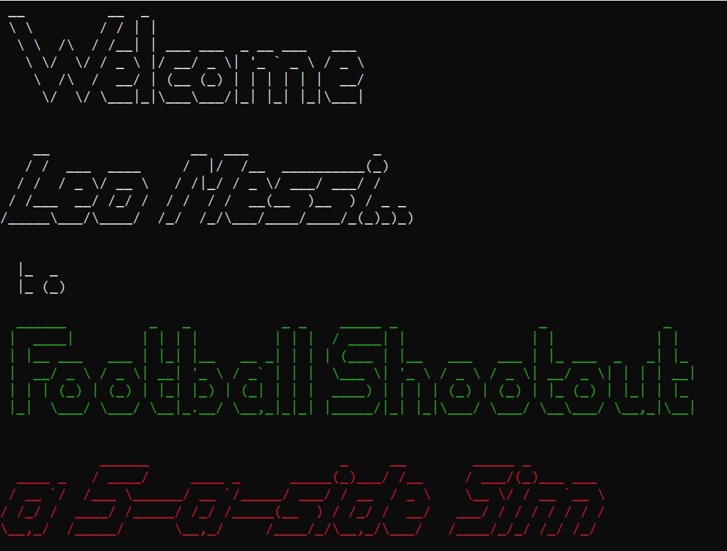 Welcome screen to Football Shootout